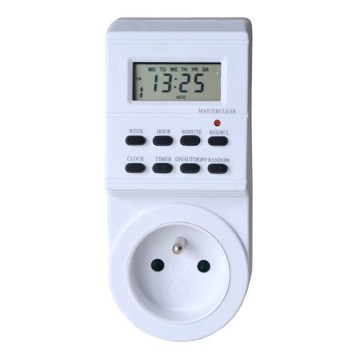 Digitalno časovno stikalo tedensko 16A/230V 200 mAh