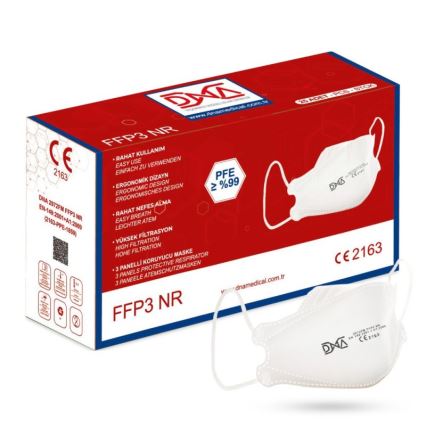 DNA Respirator FFP3 NR CE 2163 medicinski 10 kom.