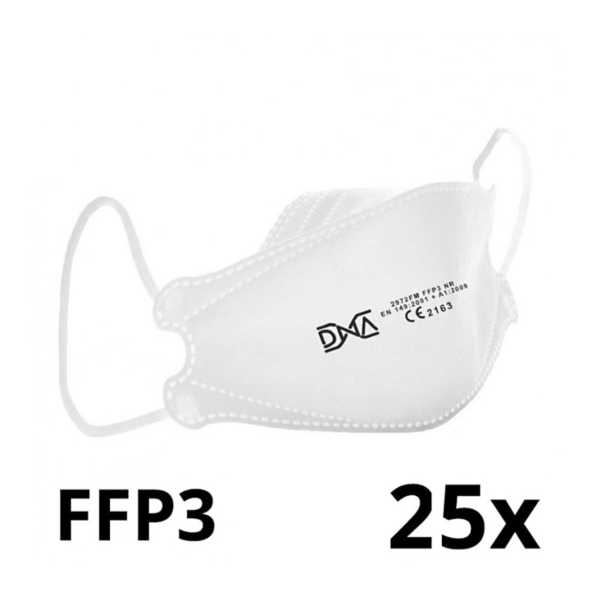 DNA Respirator FFP3 NR CE 2163 medicinski 25 kom.