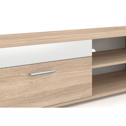 Dnevna stena BRICK, hrast Sonoma/bela