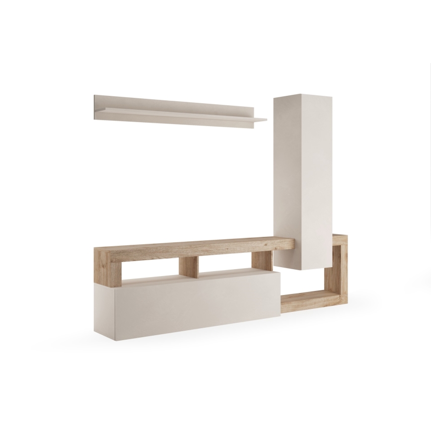 Dnevna stena LENOR kašmir/rjava