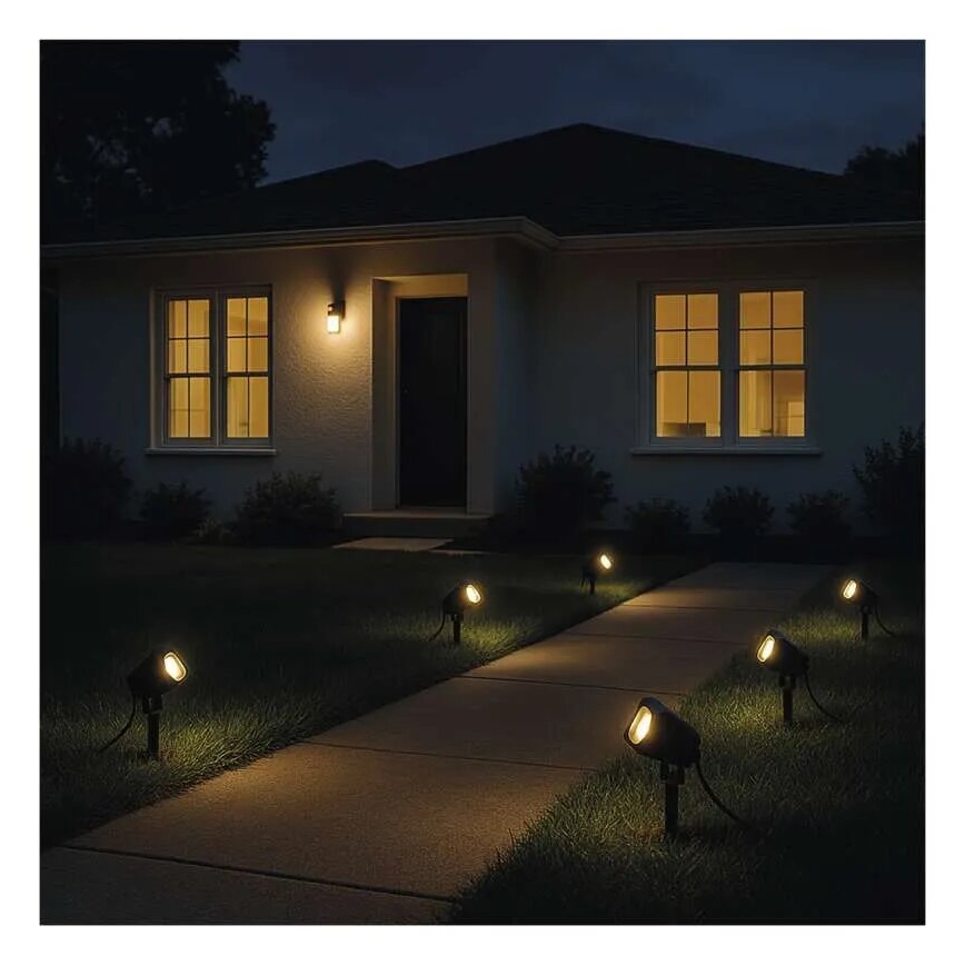 LED RGBIC Zatemnitvena zunanji svetilka GoSmart - dodatek LED/1,5W/230V 3000-6500K IP65 Wi-Fi Tuya