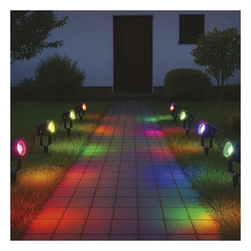 LED RGBIC Zatemnitvena zunanji svetilka GoSmart - dodatek LED/1,5W/230V 3000-6500K IP65 Wi-Fi Tuya
