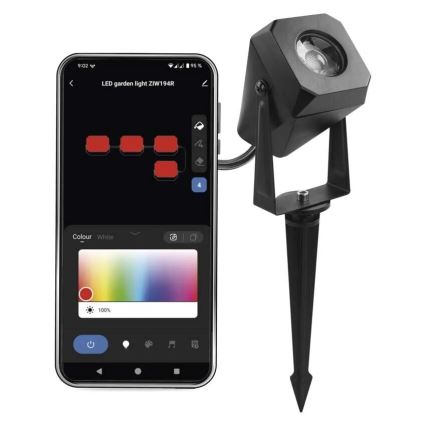 LED RGBIC Zatemnitvena zunanji svetilka GoSmart - dodatek LED/1,5W/230V 3000-6500K IP65 Wi-Fi Tuya