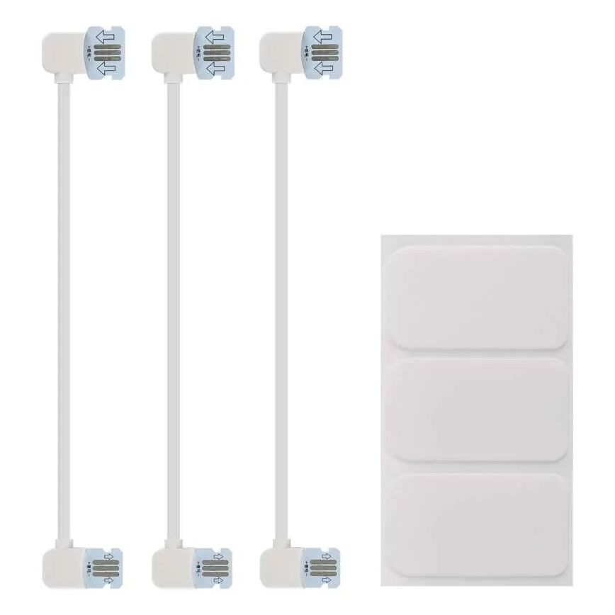 SET 3x LED RGBIC+CCT Zatemnitveni panel - dodatek 3xLED/1,8W/230V Wi-Fi Tuya