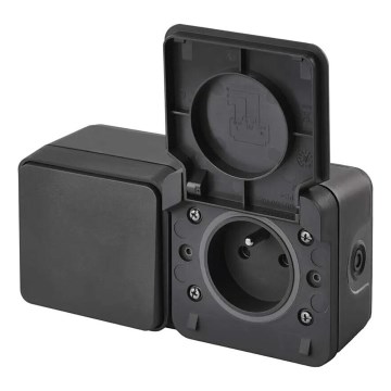 Domače stikalo izmenično z vtičnico 250V/16A IP55