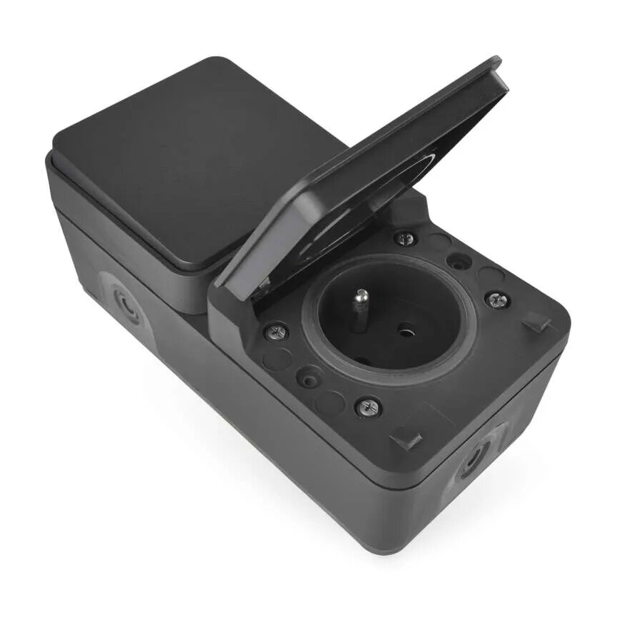 Domače stikalo izmenično z vtičnico 250V/16A IP55