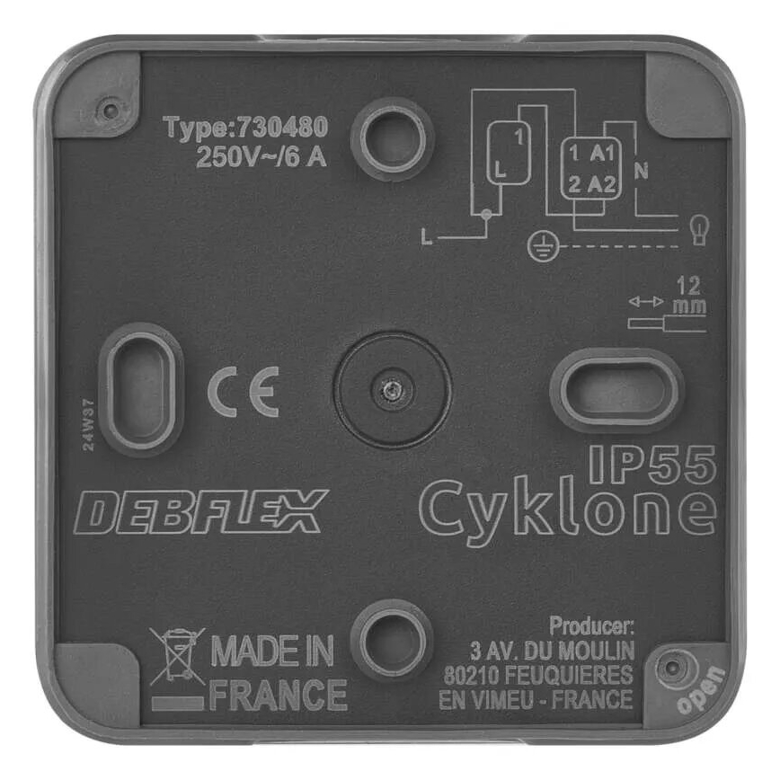 Domače vklopno stikalo 250V/10A IP55