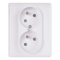 Double home vtičnica FRENCH 250V/16A