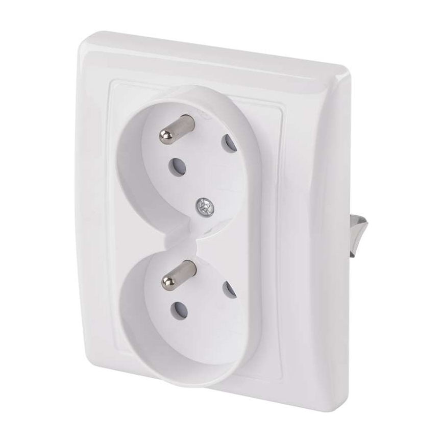 Double home vtičnica FRENCH 250V/16A
