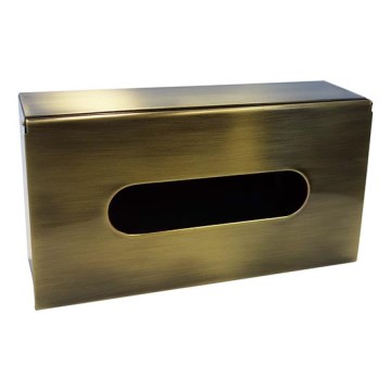 Dozator za robčke 25x13 cm bronast