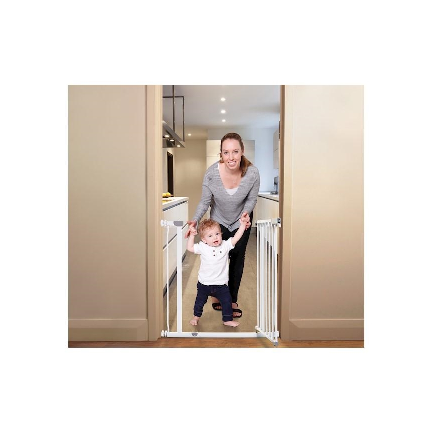 Dreambaby - Varnostna pregrada AVA 75-81 cm bela