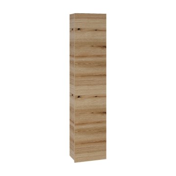 Dřevojas - Viseča kopalniška omarica ZYLO 35x155 cm hrast