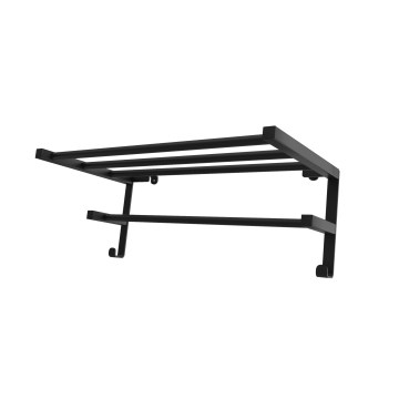 Držalo za brisače za kopalniški radiator HF SHEFFIELD 52x28,4 cm črne barve