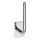 Držalo za papir 4,5x18 cm, iz nerjavečega jekla, srebrne barve