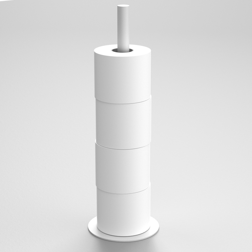 Držalo za toaletni papir 51 cm belo