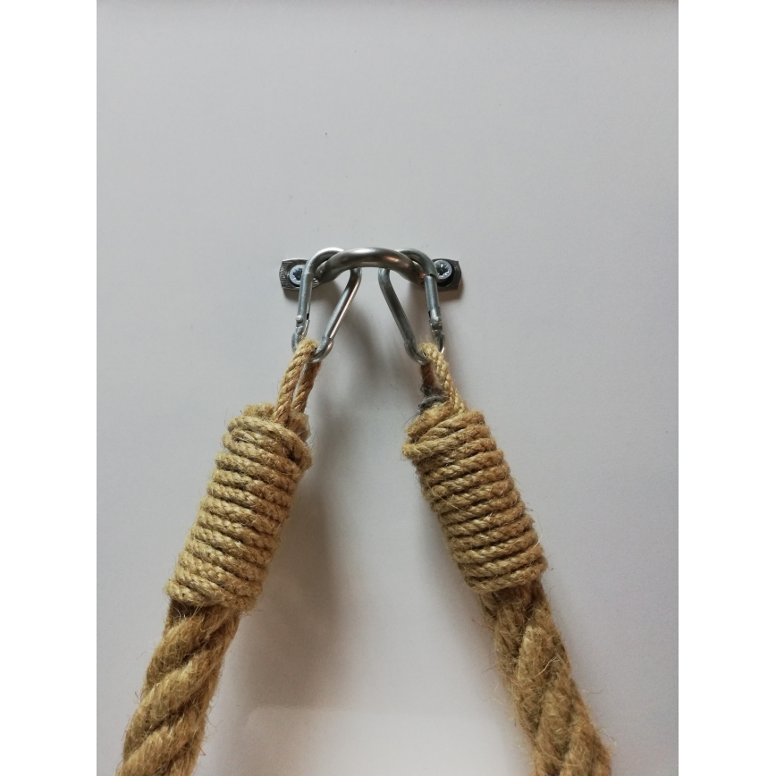 Držalo za toaletni papir na vrvi BORU 22x14 cm rjava