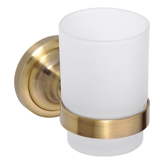 Držalo za zobne ščetke 7x9,5 cm bronasto