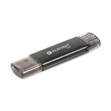 Dual Flash USB + MicroUSB 32GB črn