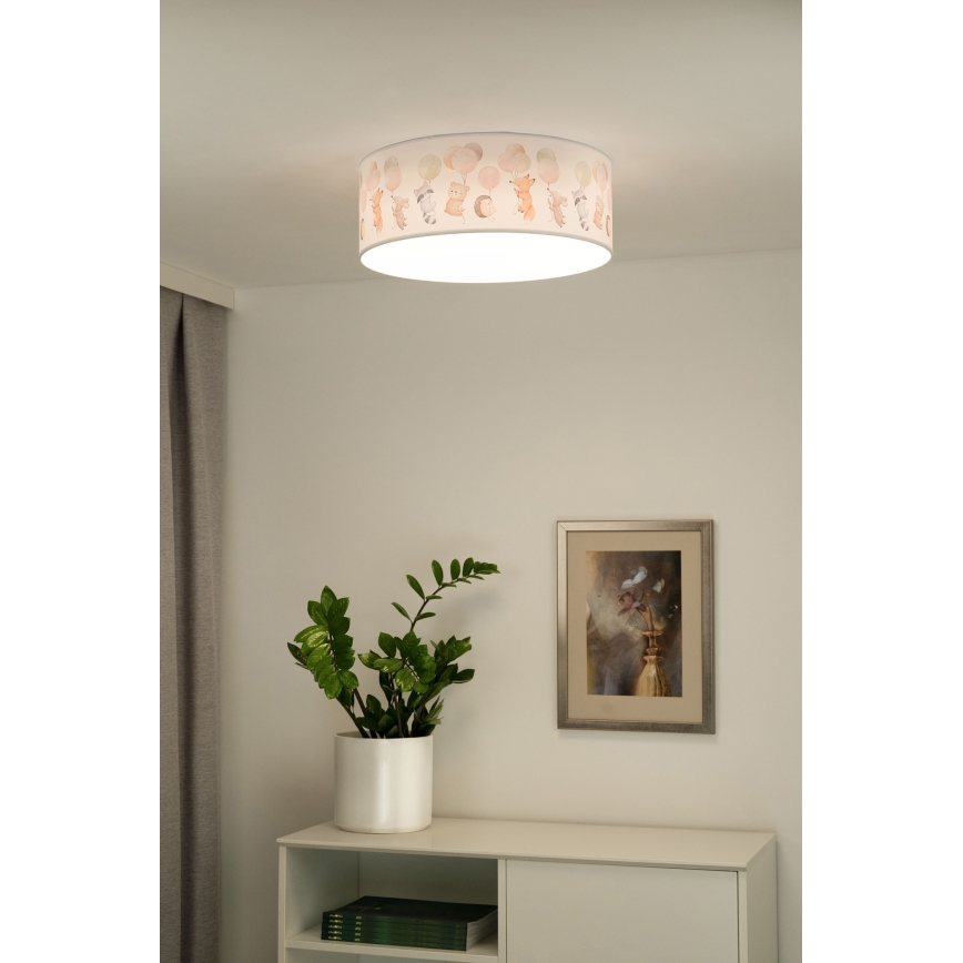 Duolla - LED Otroška stropna svetilka CORTINA LED/26W/230V pr. 40 cm 4000K