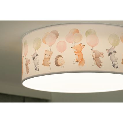 Duolla - LED Otroška stropna svetilka CORTINA LED/26W/230V pr. 40 cm 4000K