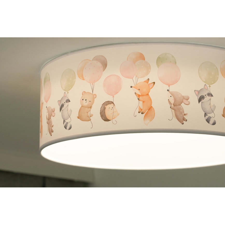 Duolla - LED Otroška stropna svetilka CORTINA LED/26W/230V pr. 40 cm 4000K