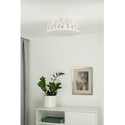 Duolla - LED Otroška stropna svetilka CORTINA LED/26W/230V pr. 40 cm 4000K