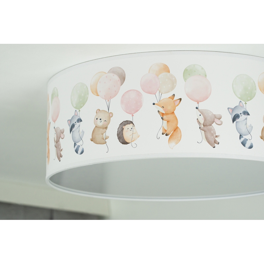 Duolla - LED Otroška stropna svetilka CORTINA LED/26W/230V pr. 40 cm 4000K