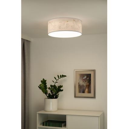 Duolla - LED Otroška stropna svetilka CORTINA LED/26W/230V pr. 40 cm 4000K