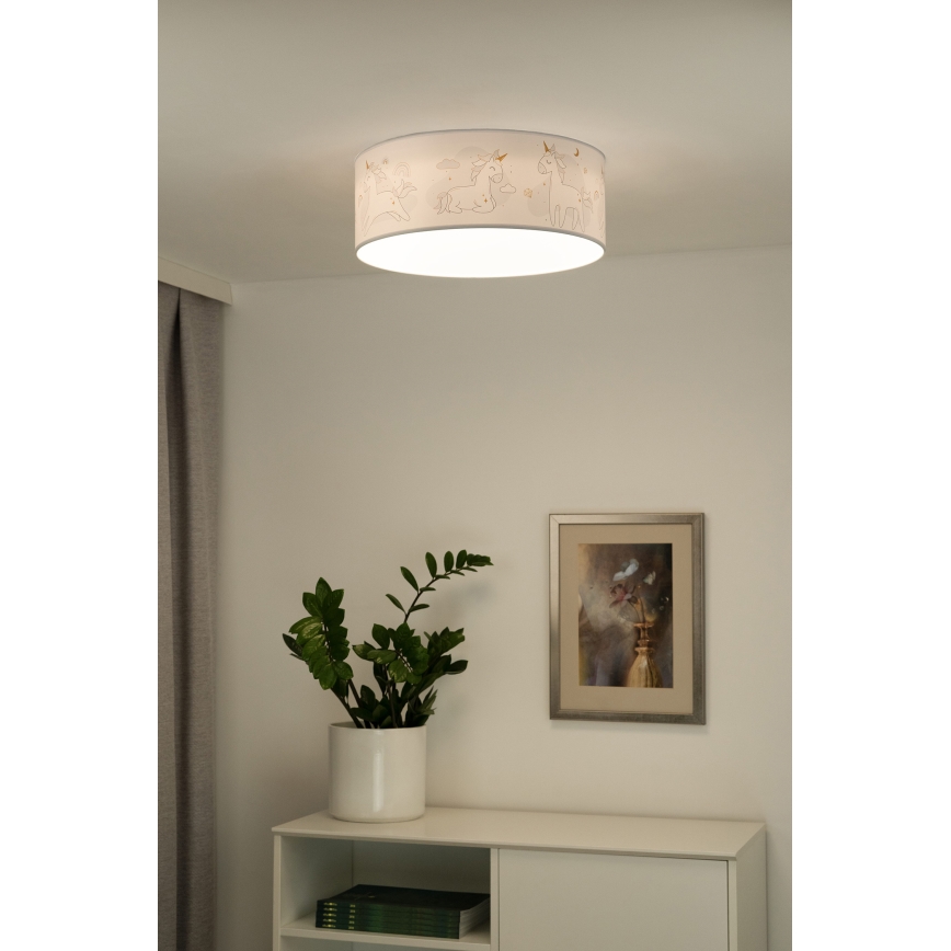 Duolla - LED Otroška stropna svetilka CORTINA LED/26W/230V pr. 40 cm 4000K