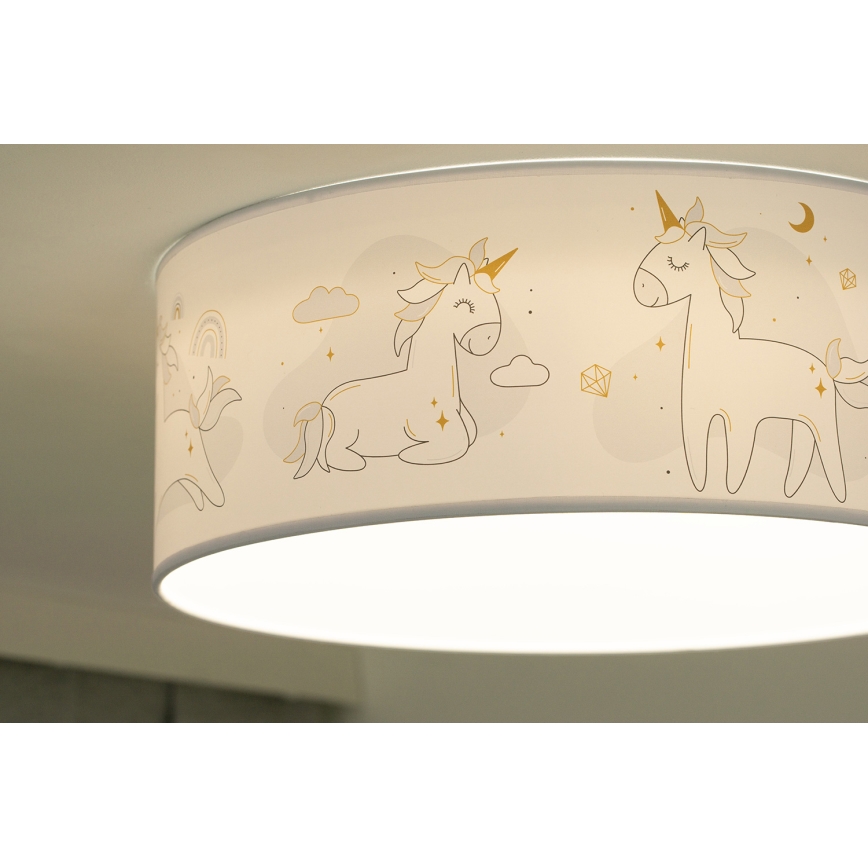 Duolla - LED Otroška stropna svetilka CORTINA LED/26W/230V pr. 40 cm 4000K