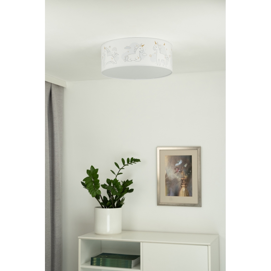 Duolla - LED Otroška stropna svetilka CORTINA LED/26W/230V pr. 40 cm 4000K