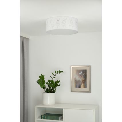 Duolla - LED Otroška stropna svetilka CORTINA LED/26W/230V pr. 40 cm 4000K