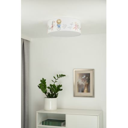 Duolla - LED Otroška stropna svetilka CORTINA LED/26W/230V pr. 40 cm 4000K
