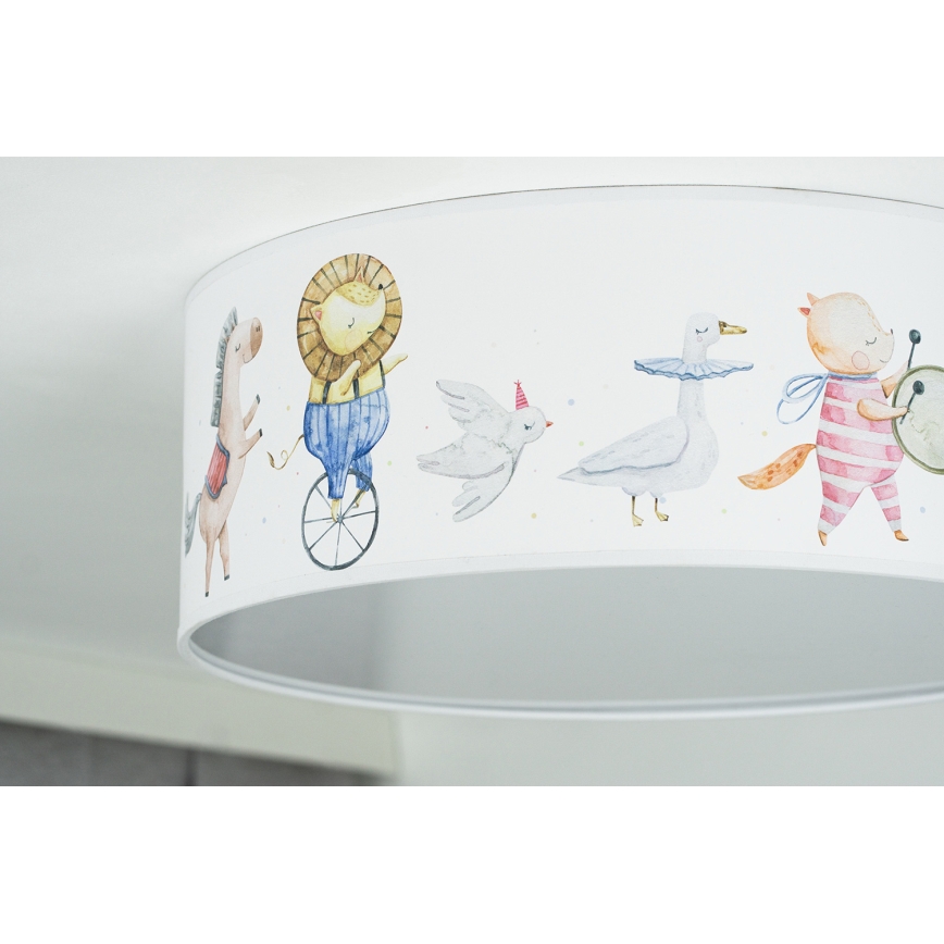 Duolla - LED Otroška stropna svetilka CORTINA LED/26W/230V pr. 40 cm 4000K