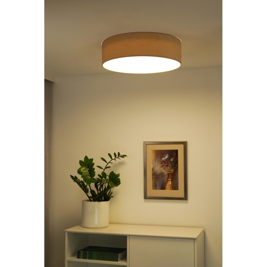 Duolla - LED Stropna svetilka CORTINA LED/26W/230V pr. 30 cm 4000K bež