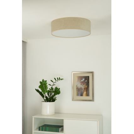 Duolla - LED Stropna svetilka CORTINA LED/26W/230V pr. 30 cm 4000K bež