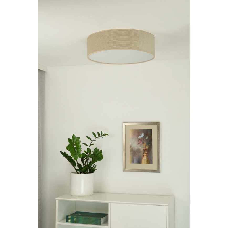 Duolla - LED Stropna svetilka CORTINA LED/26W/230V pr. 30 cm 4000K bež