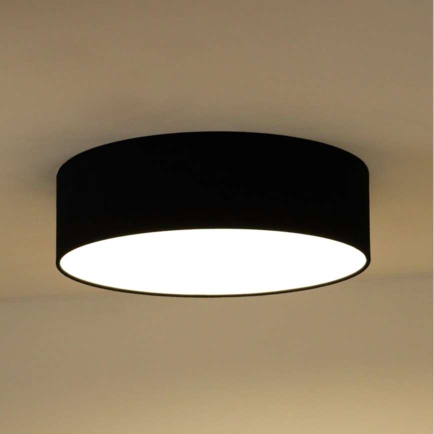 Duolla - LED Stropna svetilka CORTINA LED/26W/230V pr. 30 cm 4000K črna