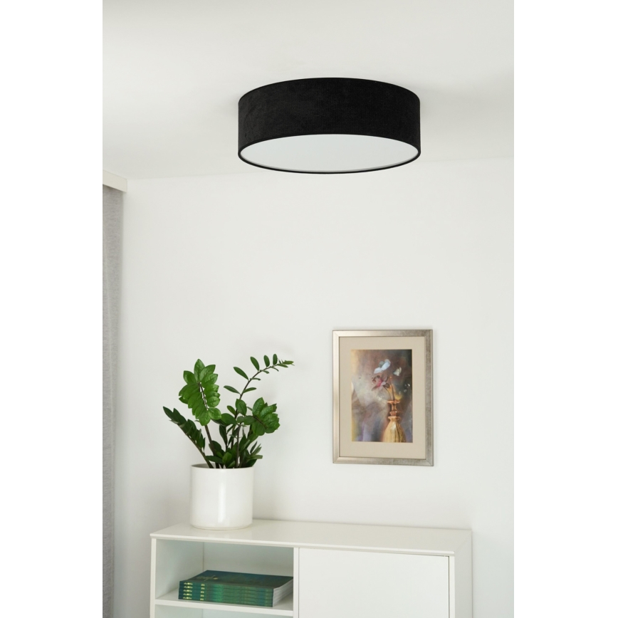 Duolla - LED Stropna svetilka CORTINA LED/26W/230V pr. 30 cm 4000K črna