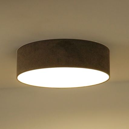 Duolla - LED Stropna svetilka CORTINA LED/26W/230V pr. 30 cm 4000K rjava