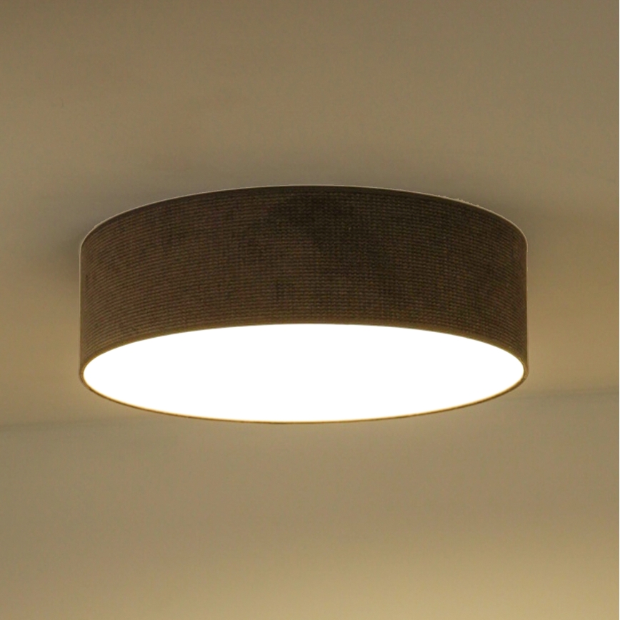 Duolla - LED Stropna svetilka CORTINA LED/26W/230V pr. 30 cm 4000K rjava