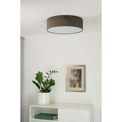 Duolla - LED Stropna svetilka CORTINA LED/26W/230V pr. 30 cm 4000K rjava