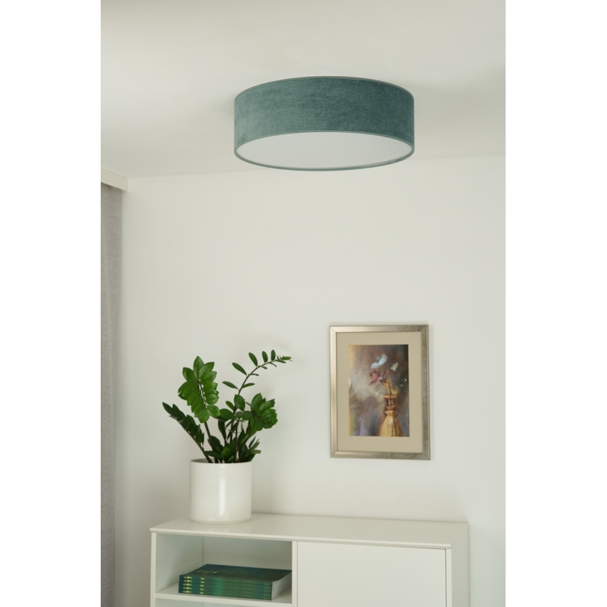 Duolla - LED Stropna svetilka CORTINA LED/26W/230V pr. 30 cm 4000K turkizna