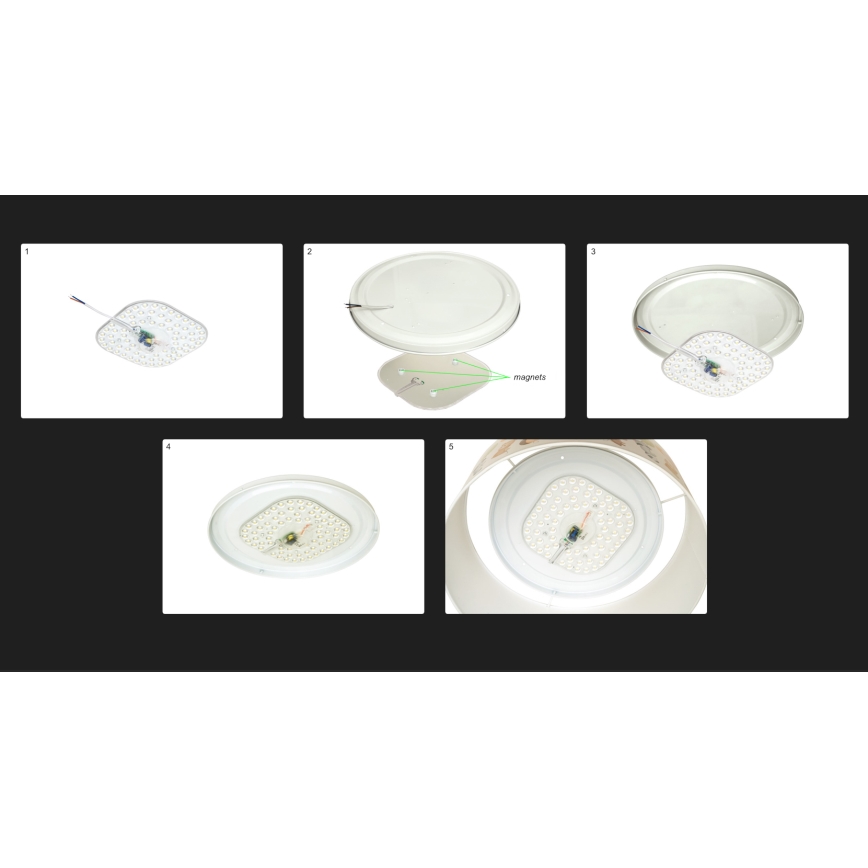 Duolla - LED Stropna svetilka CORTINA LED/26W/230V pr. 30 cm 4000K turkizna