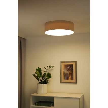 Duolla - LED Stropna svetilka CORTINA LED/26W/230V pr. 45 cm 4000K bež