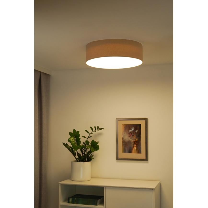 Duolla - LED Stropna svetilka CORTINA LED/26W/230V pr. 45 cm 4000K bež