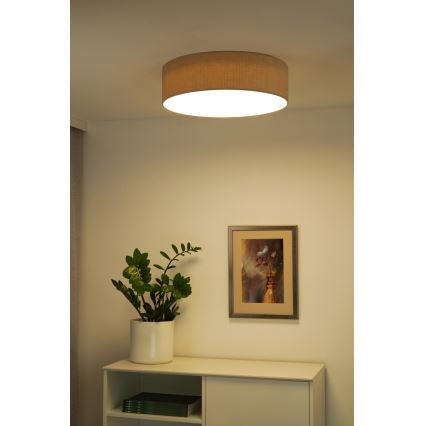 Duolla - LED Stropna svetilka CORTINA LED/26W/230V pr. 45 cm 4000K bež