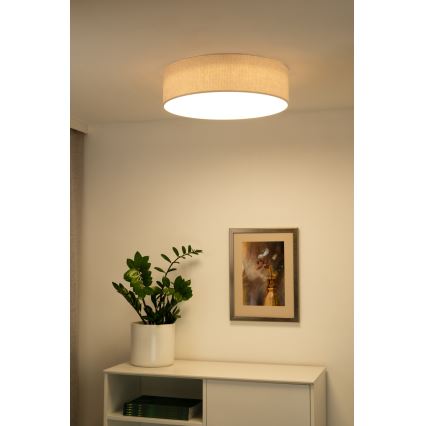 Duolla - LED Stropna svetilka CORTINA LED/26W/230V pr. 45 cm 4000K krem barva