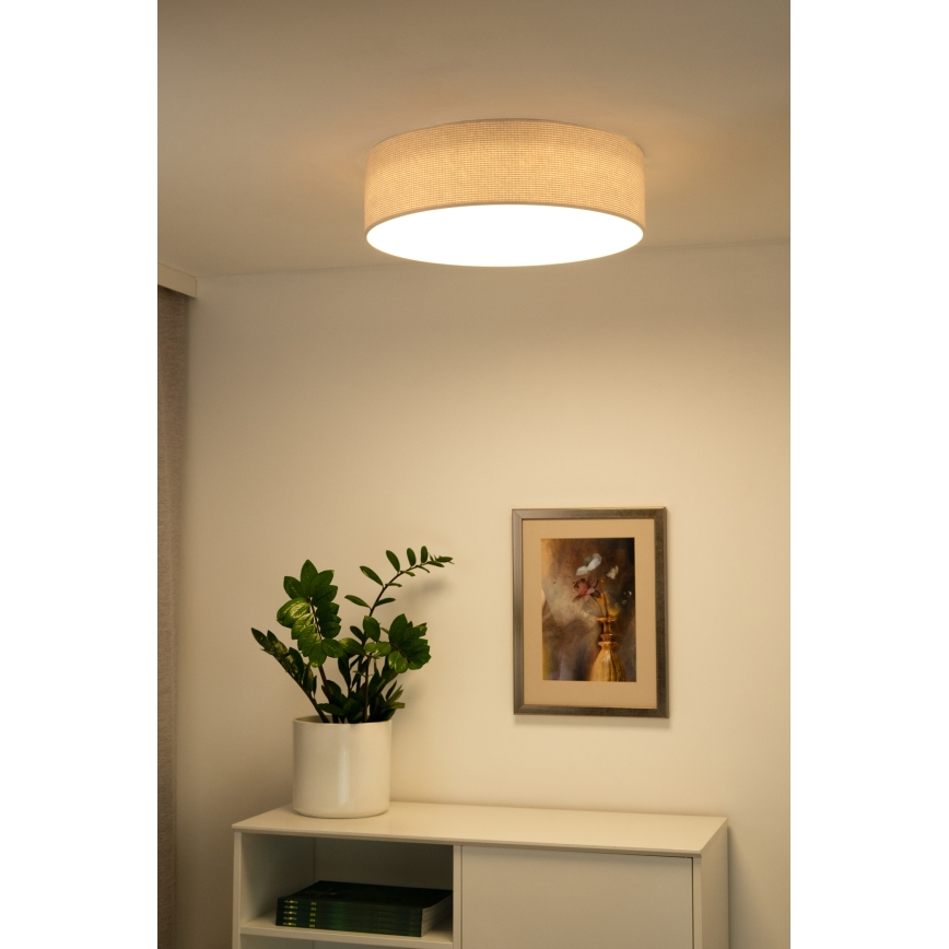 Duolla - LED Stropna svetilka CORTINA LED/26W/230V pr. 45 cm 4000K krem barva